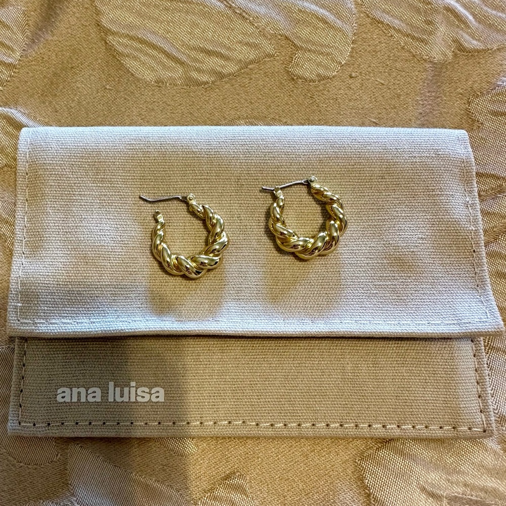 Ana Luisa Gold Filled Hoop Earrings